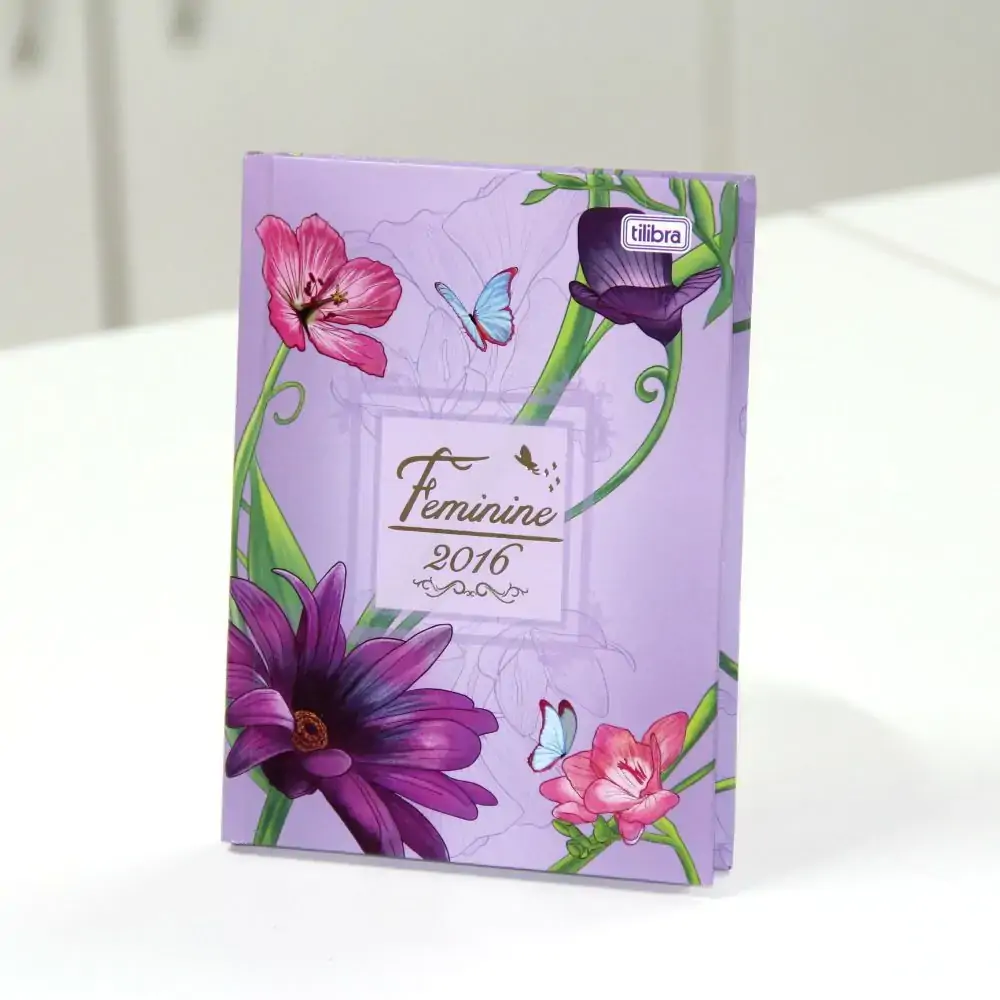 Agenda Feminina 2009 R006 Und 128 Folhas Tili