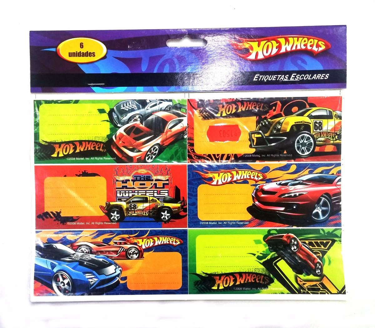 Etiqueta Escolar Hot Whells 20g Tilibra