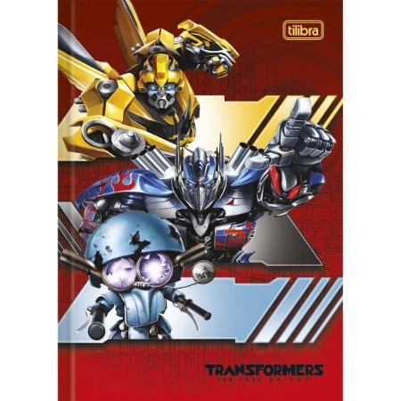 Caderno Cd Transformers 96 Folhas 218g Tilibra