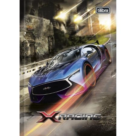 Caderno Brochura Xracing 96 Folhas 218g Tilibra