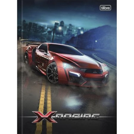 Caderno Brochura X Racing 96 Folhas 429g Tilibra