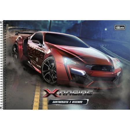 Caderno Espiral Xracing 96 Folhas 464g Tilibra