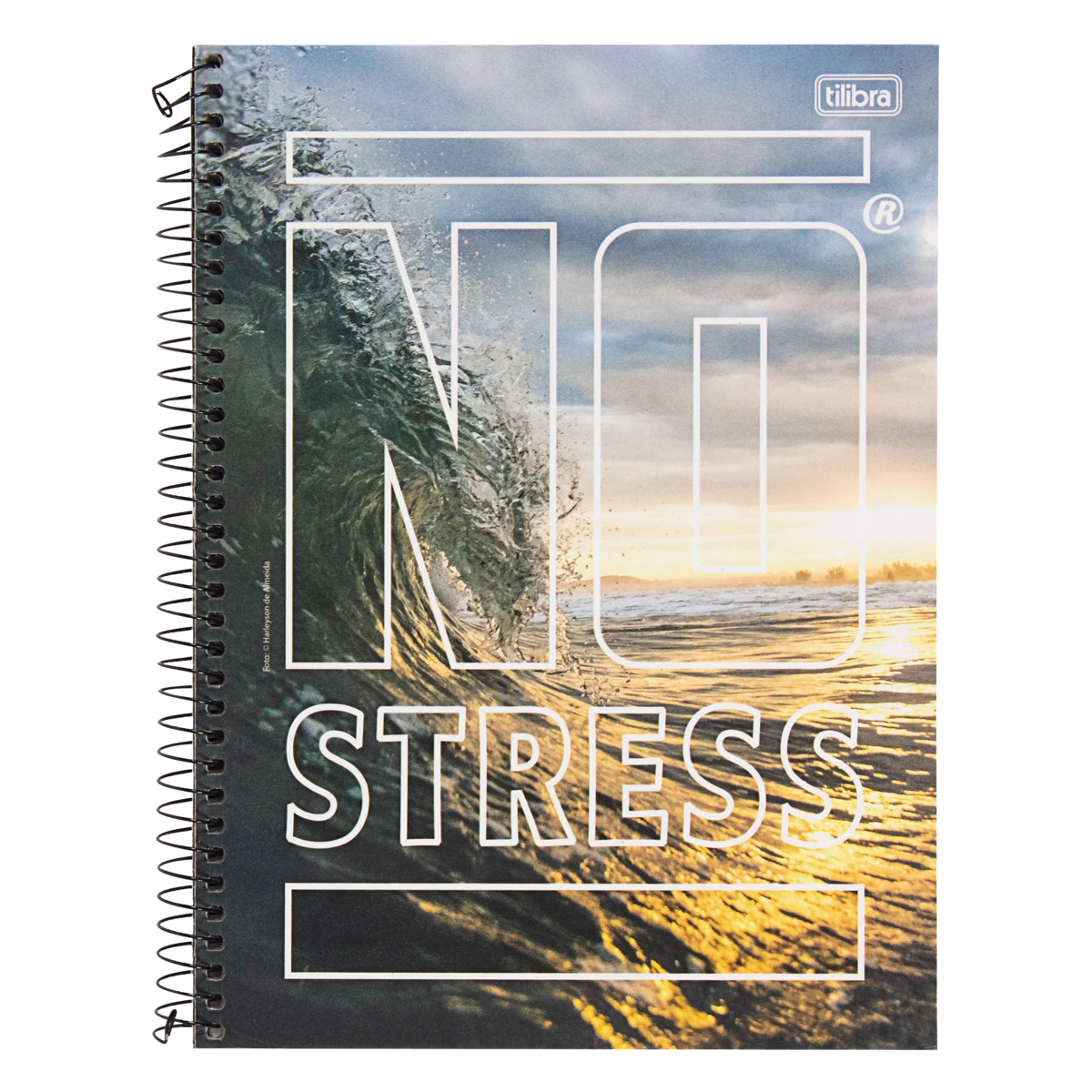 Caderno Capa Dura Espiral No Stress Tilibra 200mm X 275mm 96 Folhas