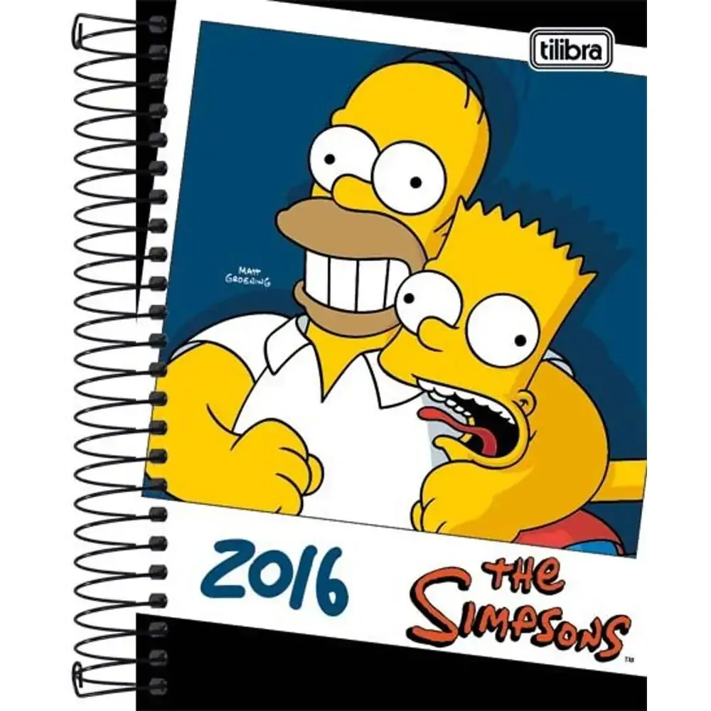 Agenda Tilibra 96fls Simpsons