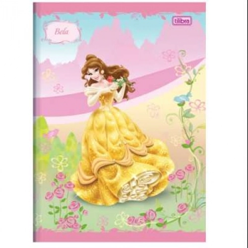 Caderno Disney Princesas 48 Folhas 150g Tilibra