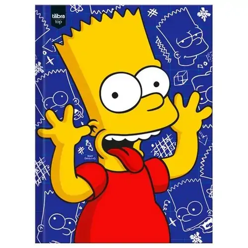 Caderno Brochura Top 96f Simpsons