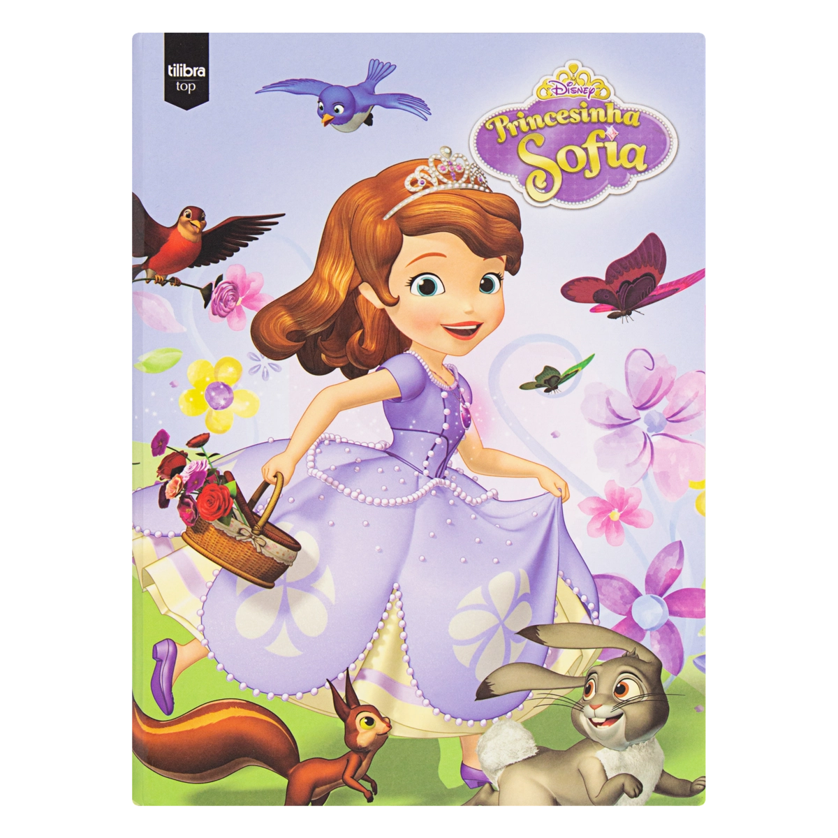 Caderno Capa Dura Brochurão Princesinha Sofia Tilibra 200mm X 275mm 96 Folhas