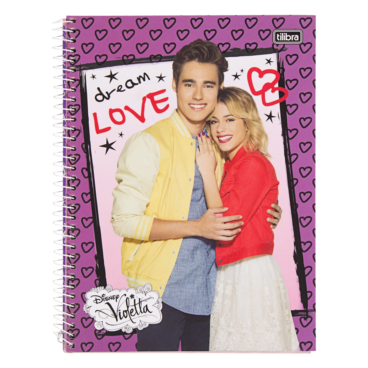 Caderno Capa Dura Espiral Violetta Tilibra 200mm X 275mm 96 Folhas