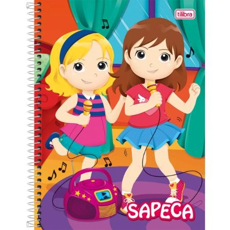 Caderno Espiral Sapeca 96 Folhas 423g Tilibra