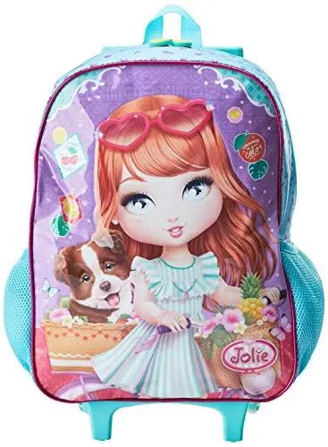 Mochila Tilibra Jolie Ruiva C/carrinho Ref.145661 Un