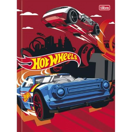 Caderno Brochurao Hotwheels 96 Folhas 431g Tilibra
