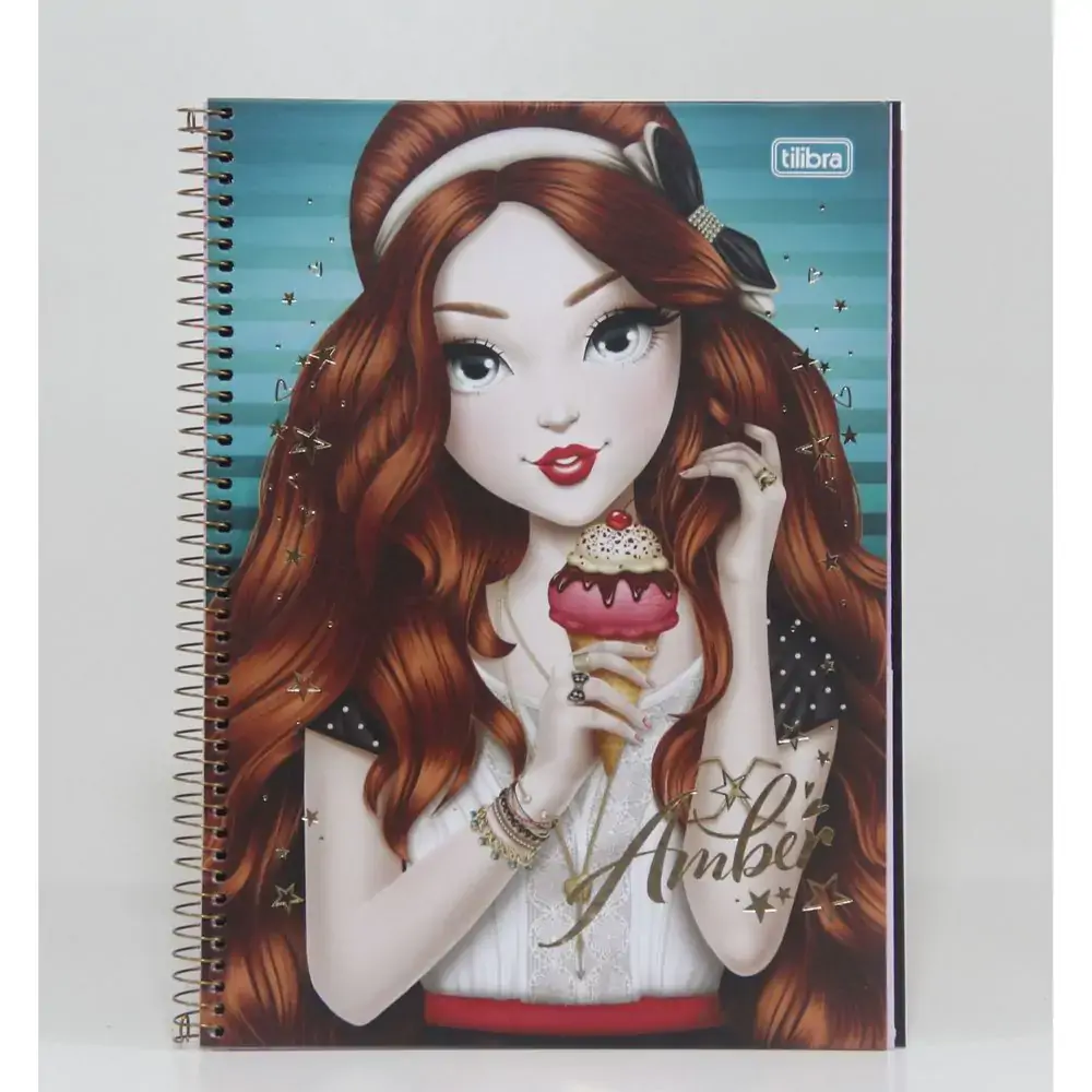 Caderno Cd Univ Amber 1 Mat 96f