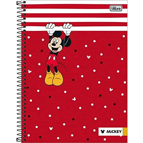 Caderno C.dura Tilibra Mickey 1mat.96fl Un