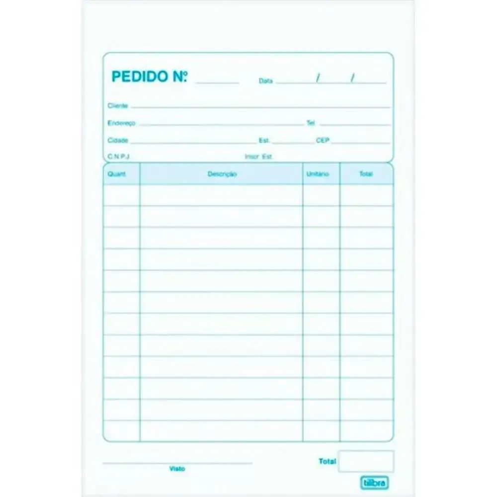 Talao De Pedido Tilibra 132 40folhas