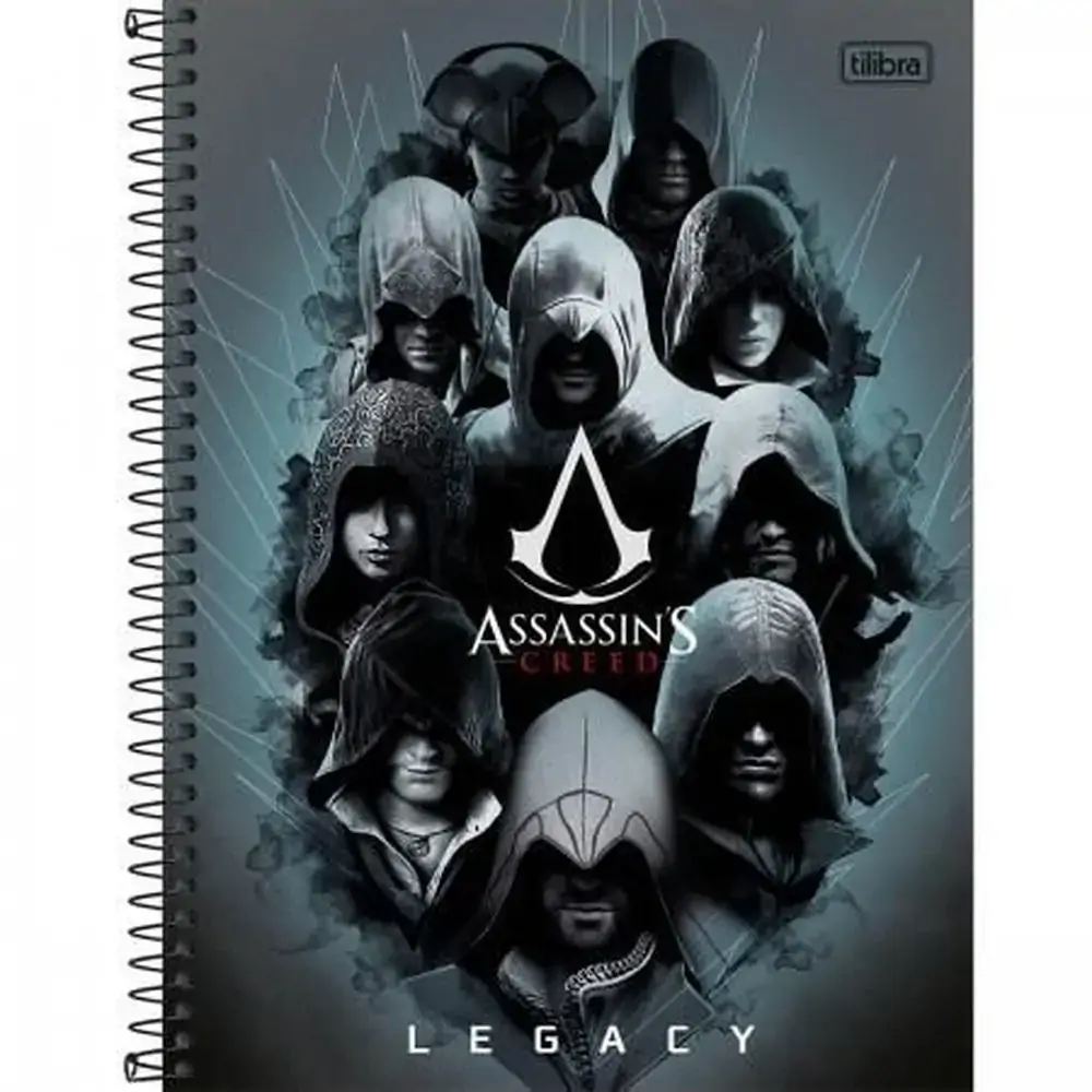 Caderno Espiral C Dura 12mt 240f Assass
