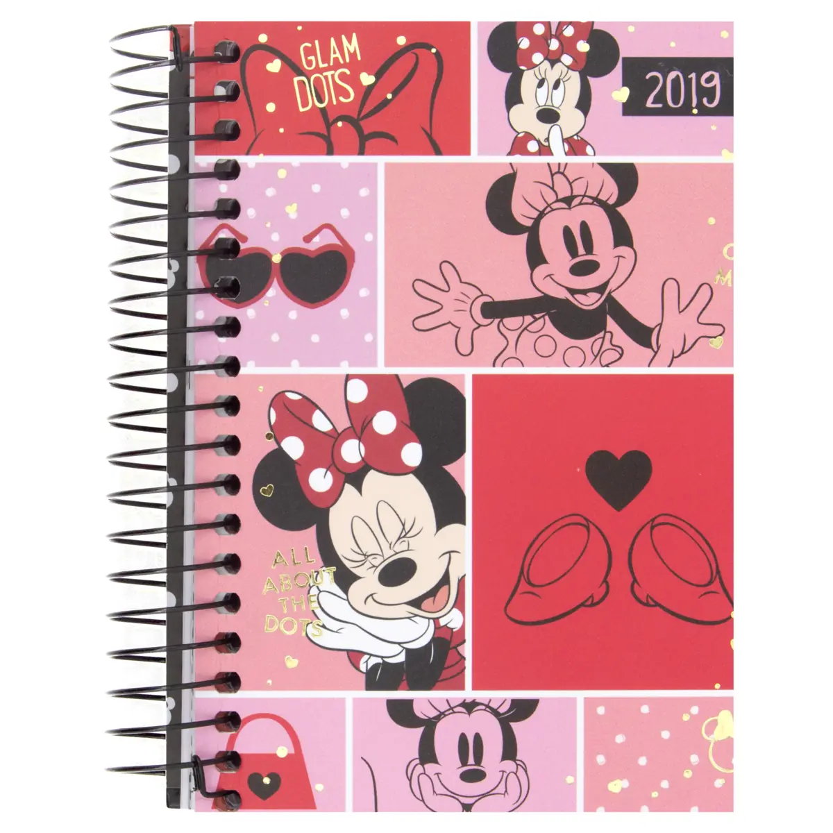 Agenda Anual Espiral Minnie Tilibra 117mm X 164mm 176 Folhas