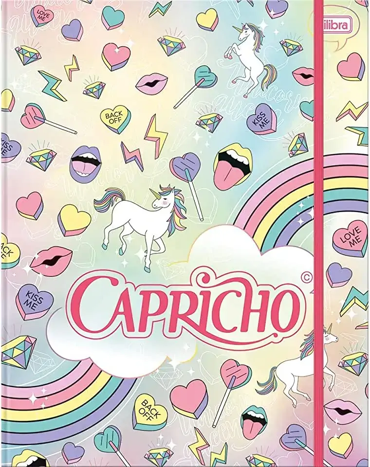 Caderno Argolado Cart Elast Capricho