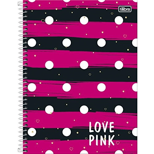 Cad.tilibra Univ.cd.love Pink 12mt 240fls