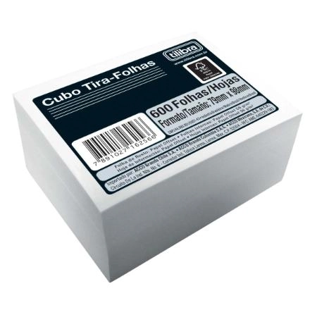 Cubo Tira Folhas 600 Folhas 264g Tilibra