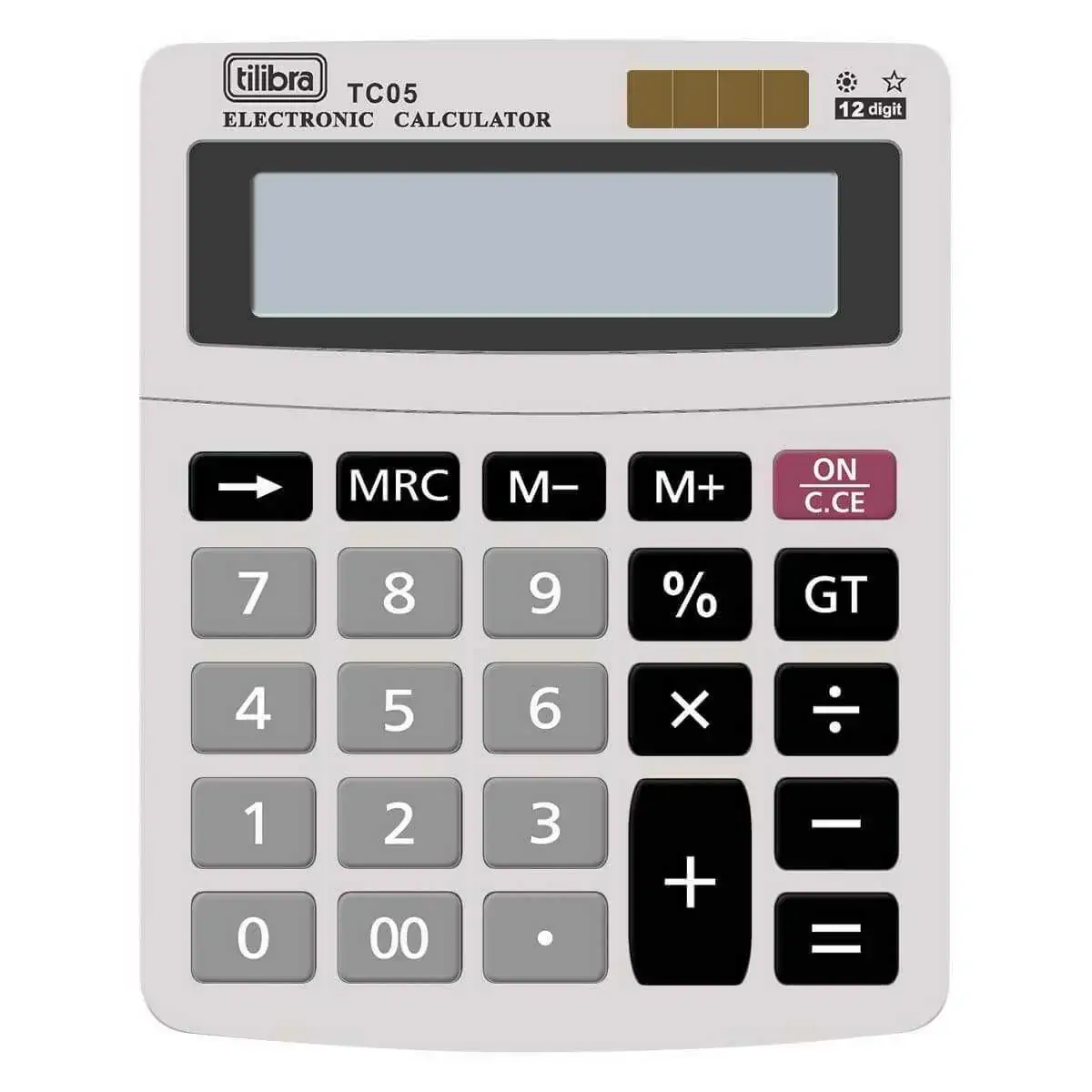CALCULADORA 12 DIG TC05 CINZA TILIBRA