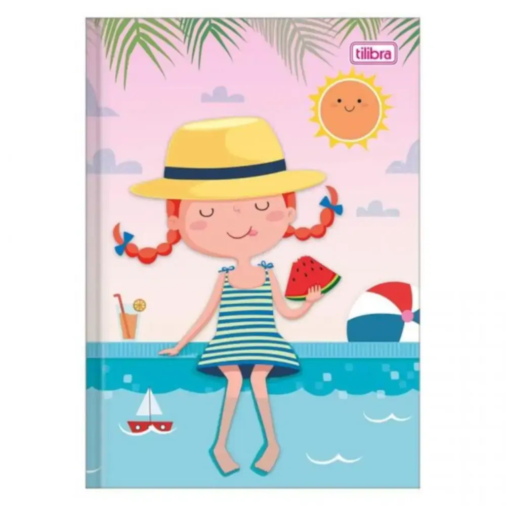 Caderno Brochura 1/4 Tilibra Sapeca Feminino 96fl Un