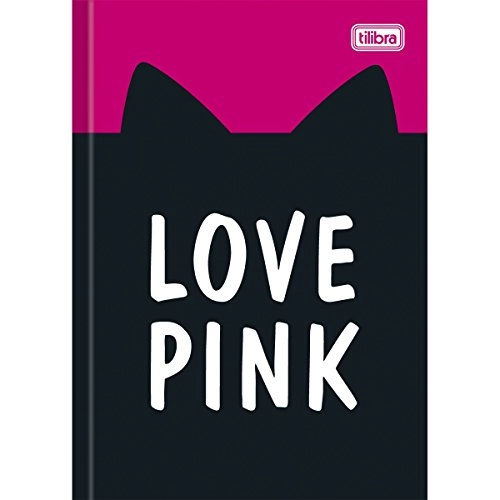 Caderno Brochura C Dura 1/4 96f Love Pink