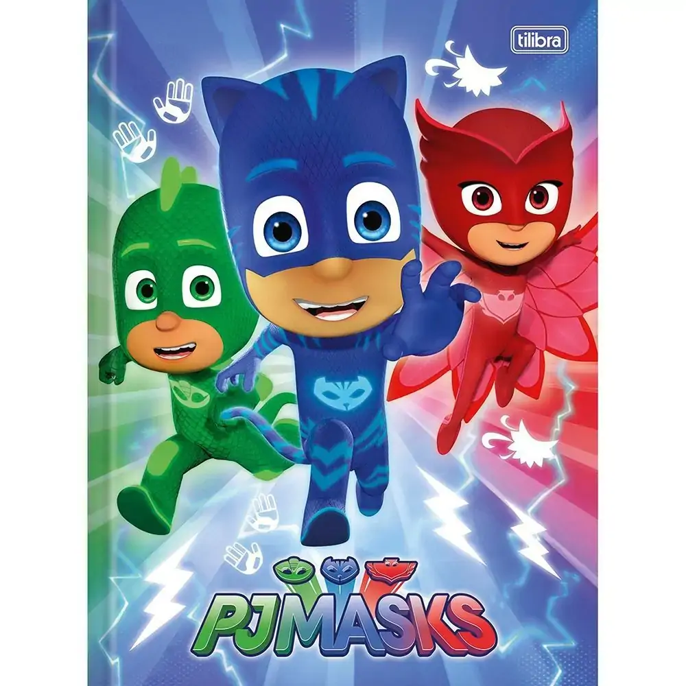 Caderno C.dura Desenho Tilibra Pjmasks 80fl Un