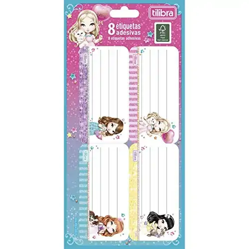 Etiqueta P/cader Tilibra C/8 Jolie