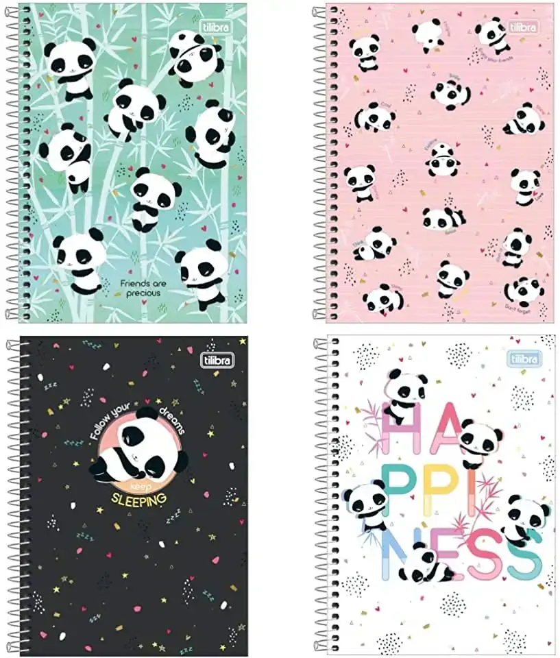 Caderno Espiral Cd 80 Folhas Lovely Friend