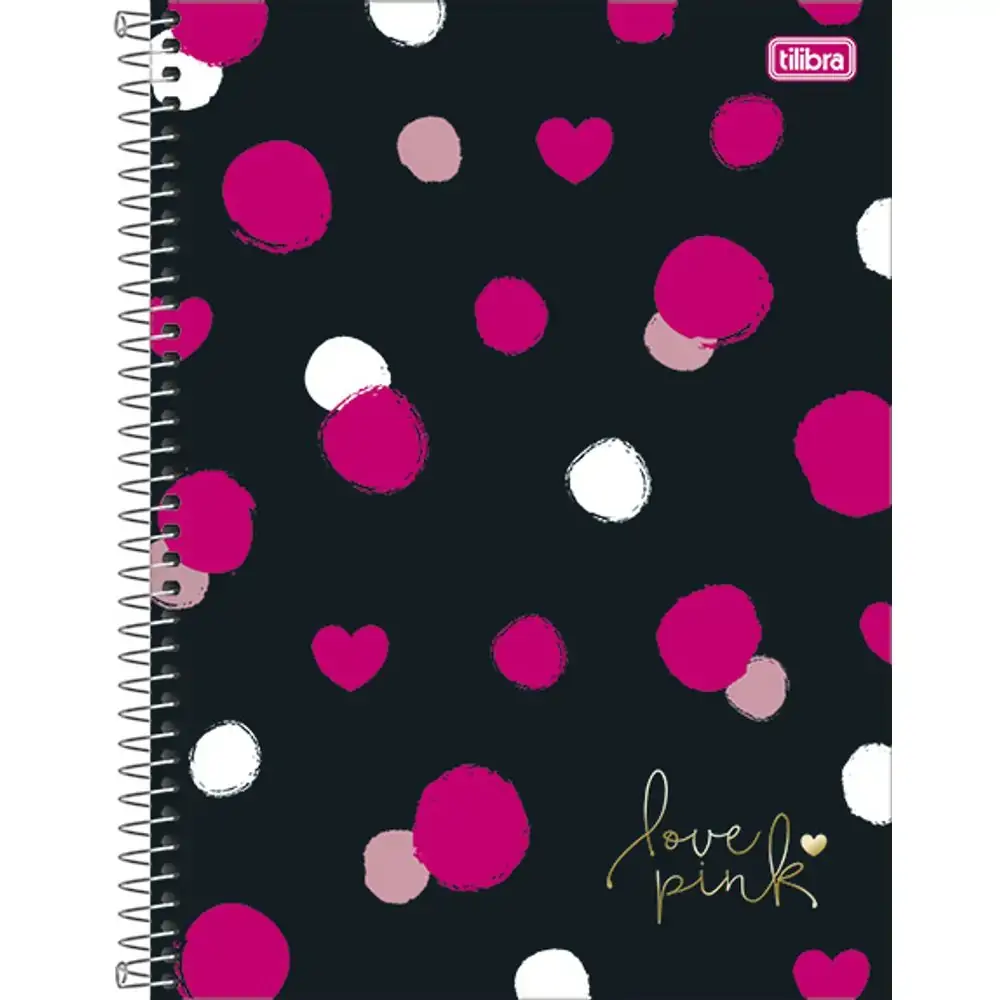 Caderno Cd Univ L Pink 10m 160f Tilibra