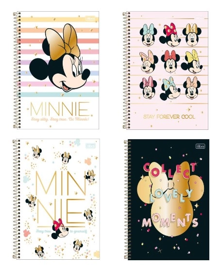 Caderno Tilibra Cd.univ.minnie 10m 160fls