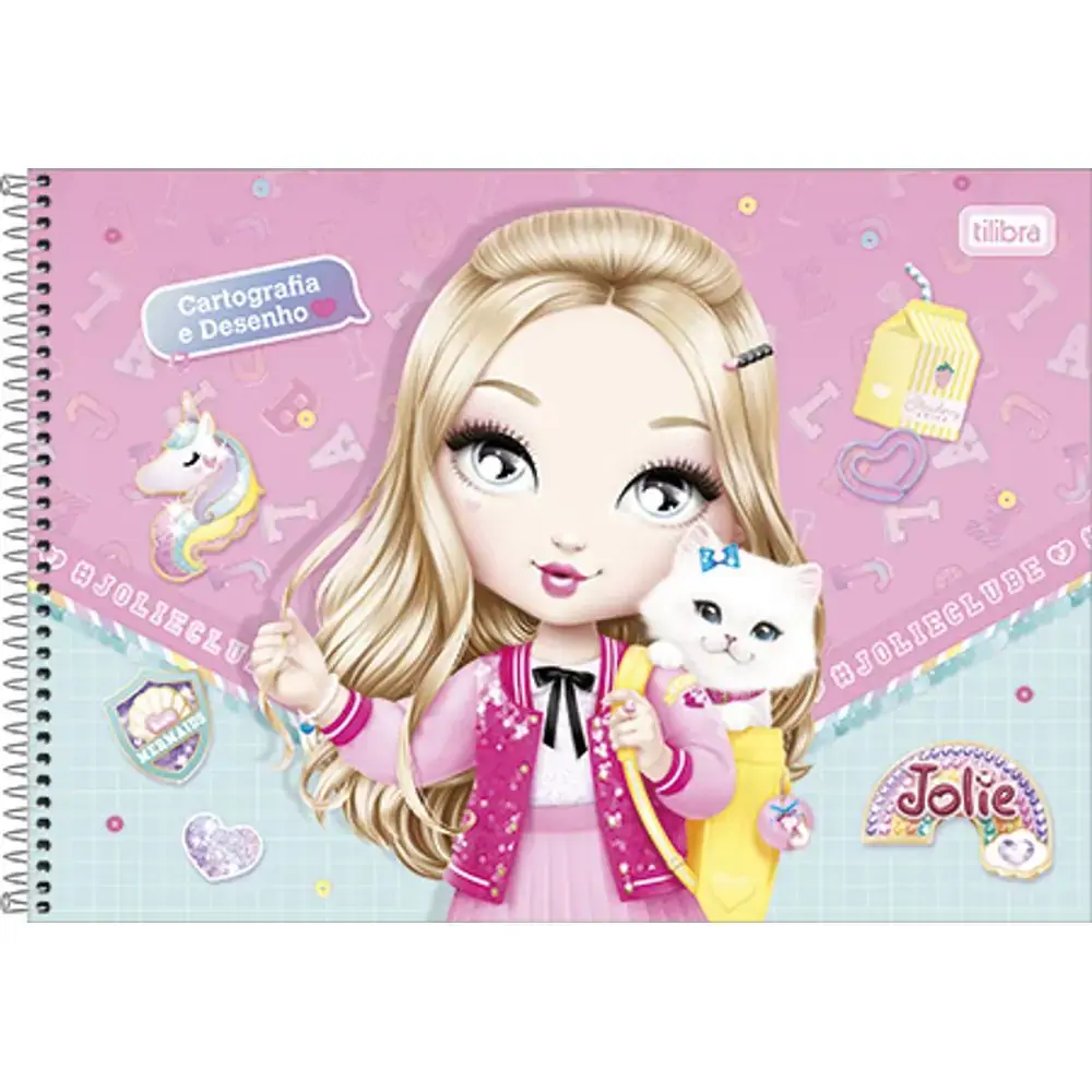 Caderno Esp Cd Cart S/s Jolie 80f