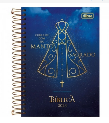 Agenda Esp 12,9cmx18,7cm Tilibra Biblica 2022