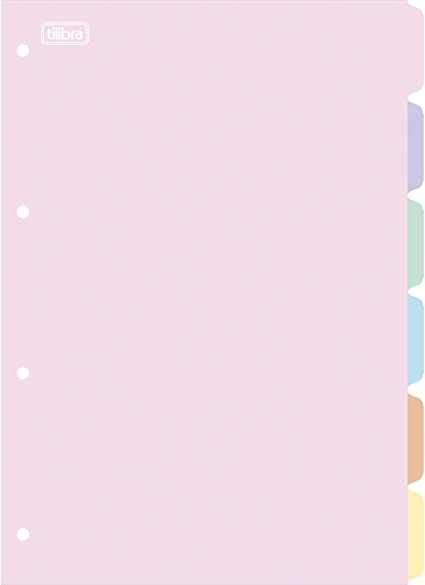 Divisorias Academie Pastel C/6 7891027316884 Pc/10