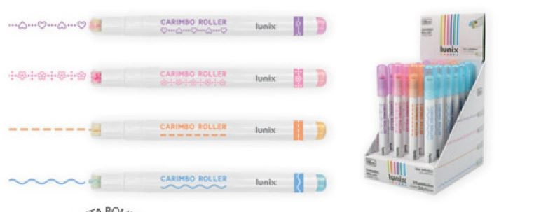 Tilibra Carimbo Roller Artistico Lunix Sortido