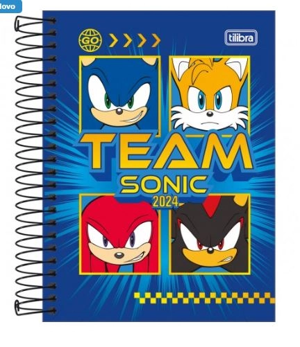 Agenda Espiral Diaria Sonic 176f 11,7x16,4cm Tilibra