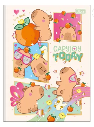 Caderno Brochura Capyclub 80fls Tilibra Ref.359483