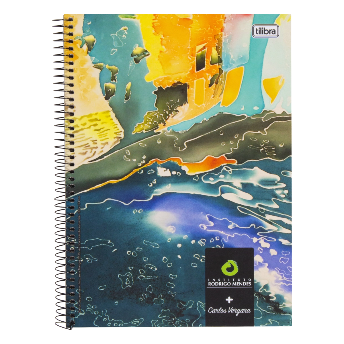 Caderno Capa Dura Espiral Instituto Rodrigo Mendes E Carlos Vergara Tilibra 200mm X 275mm 96 Folhas