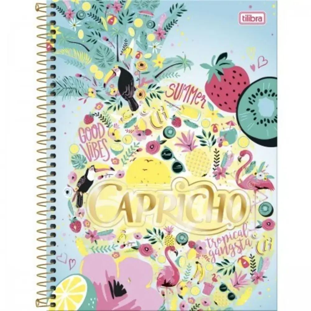 Cad Cd Tilibra Univ Esp Capricho 10m 200 Fls