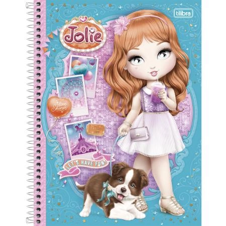 Caderno Universitario Jolie 96 Folhas 462g Tilibra