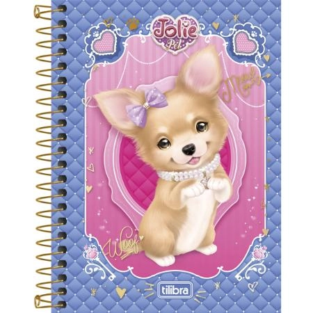 Caderneta Jolie Pet 96 Folhas 145g Tilibra