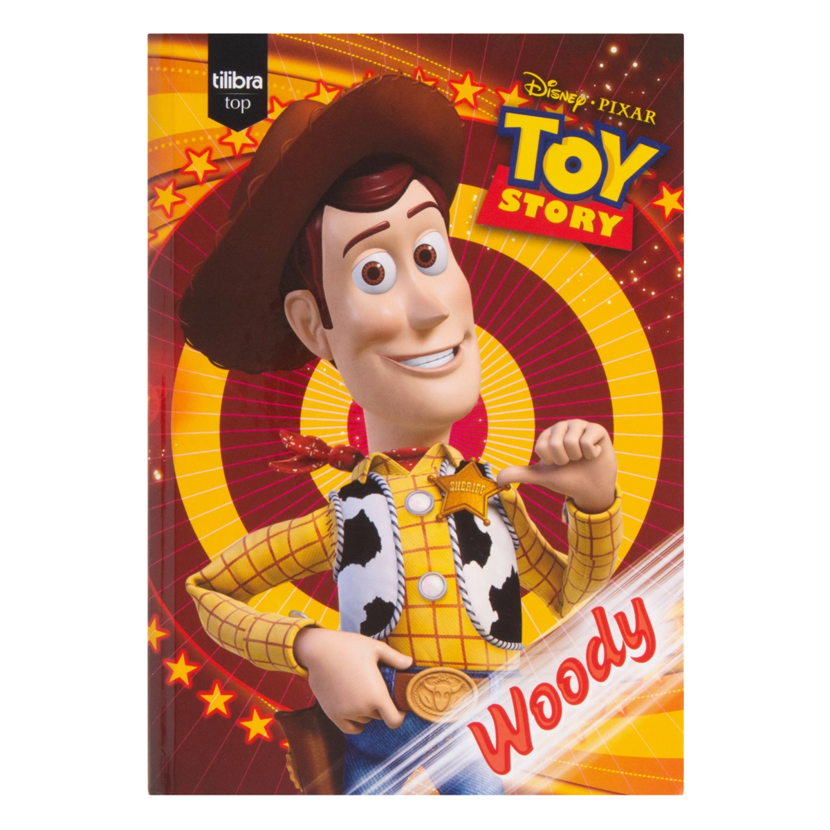 Caderno Capa Dura Brochura 1/4 Woody Toy Story Tilibra 140mm X 200mm 96 Folhas