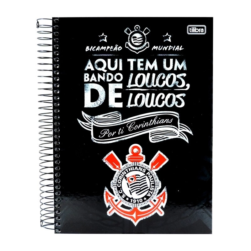 Caderno Corinthians Tilibra
