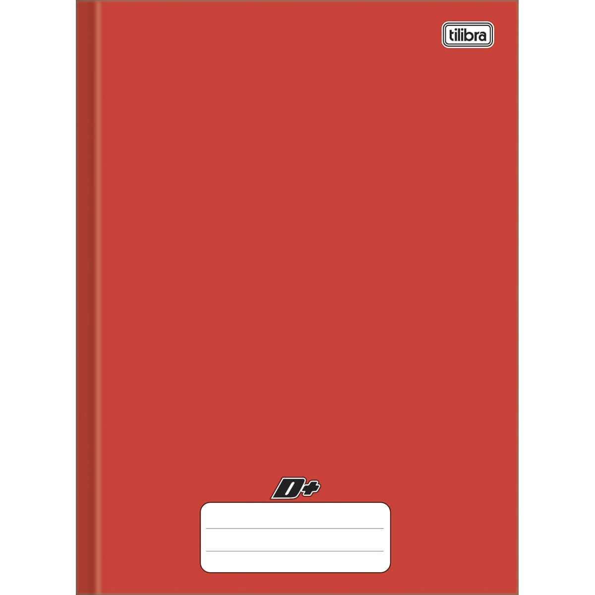 Caderno Mais+ Vermelho Brochura Capacidade 96 Folhas Capa Dura Dimensão do Produto 28x21x5cm, Tilibra 1681 - 106492