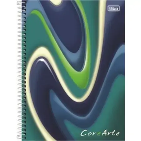 Caderno Espiral Universitário Cor E Arte 96 Folhas 435g Tilibra