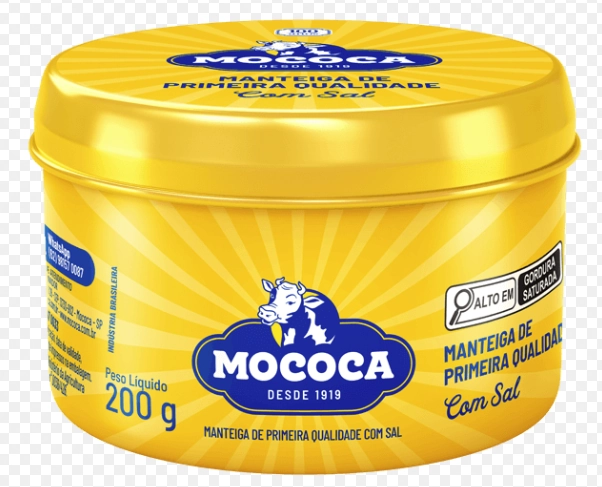 Manteiga Mococa 200g C/sal Lata