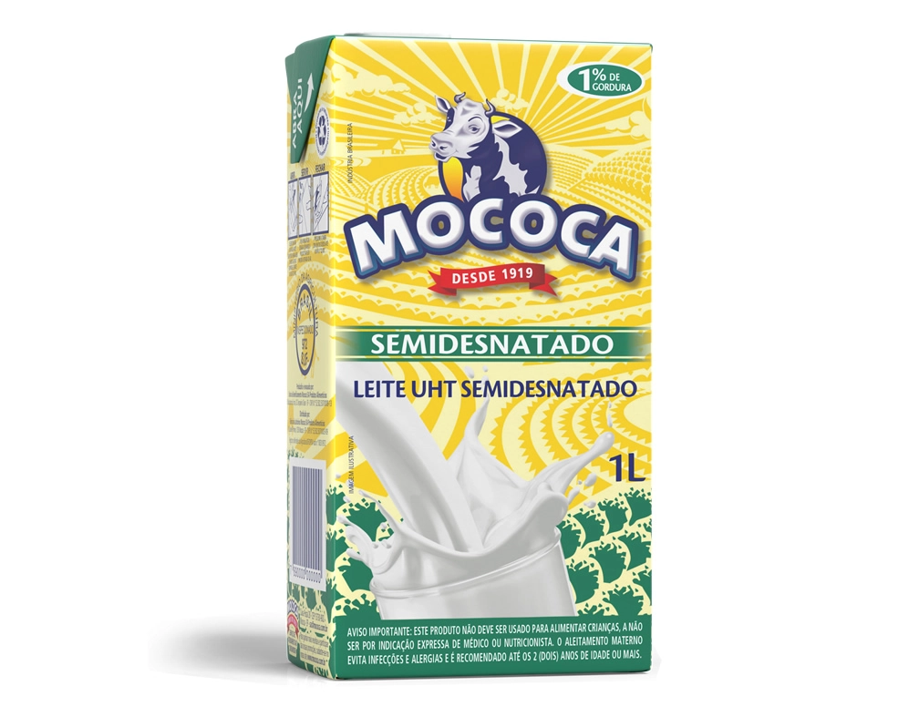 Leite Uht Semidesnatado Mococa Caixa 1l