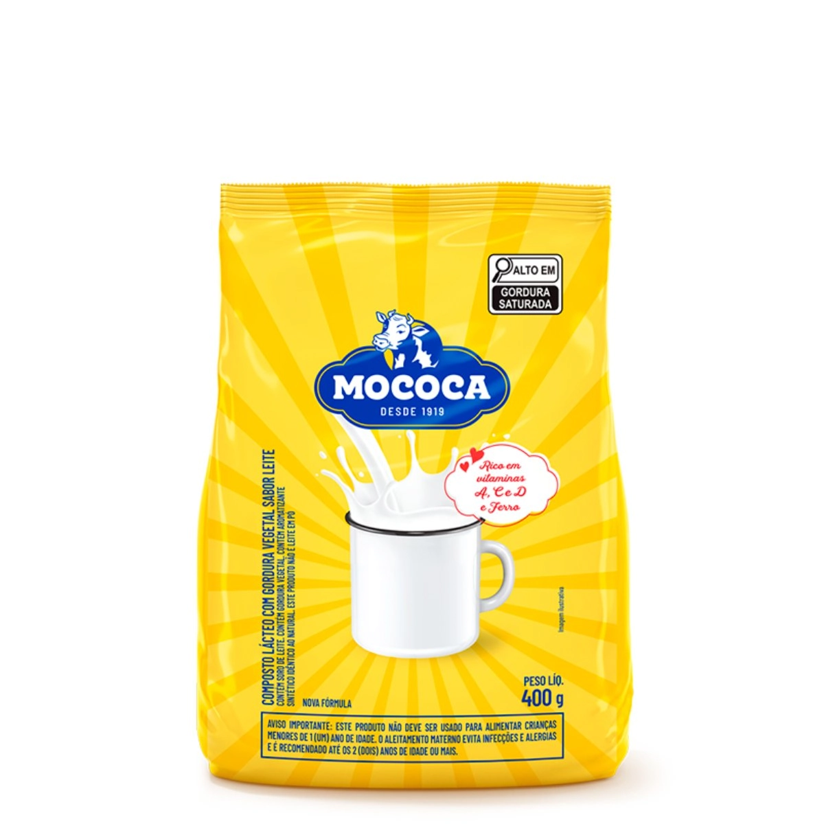 Composto Lácteo Mococa Pacote 400g