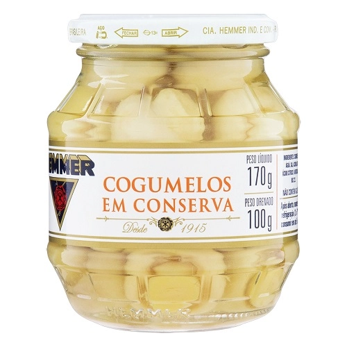 Cogumelo Em Conserva Hemmer Vidro 100g