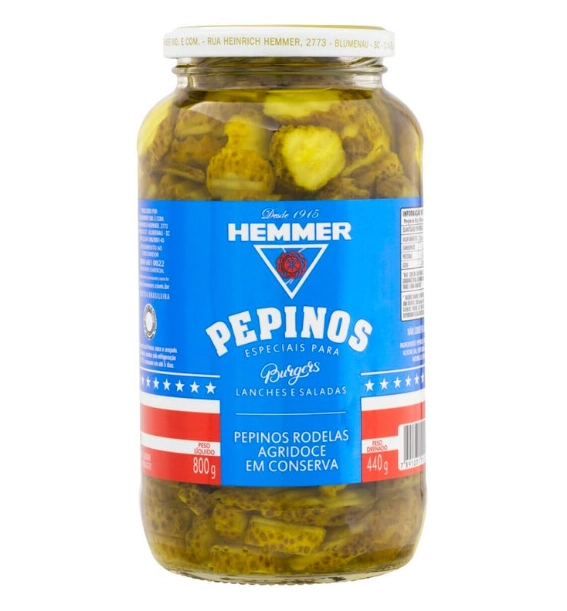 Picles Hemmer 350g Burger